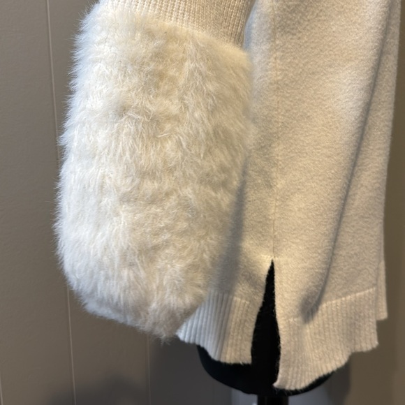 Anthropologie Women’s Small Colma Eyelash Cuff Knit Tunic Sweater Boho Chic - Picture 4 of 8